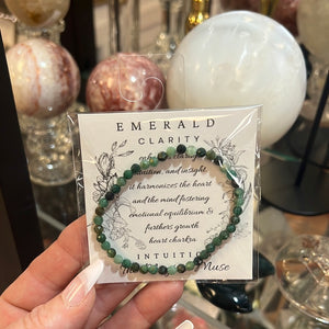 Emerald Bracelet 4mm